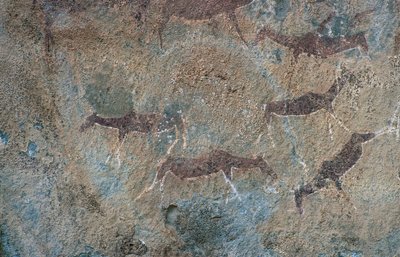 जानवरों के आंकड़े (गुफा पेंटिंग) द्वारा प्रागैतिहासिक प्रागैतिहासिक