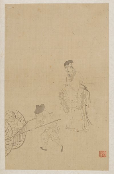 आंकड़े द्वारा Qing Dynasty Chinese School