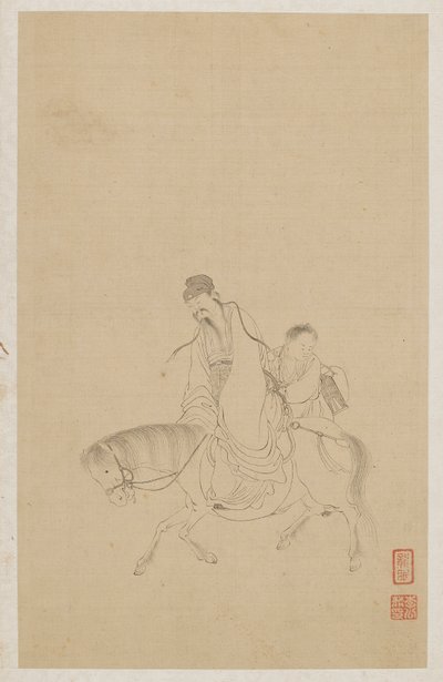 आंकड़े द्वारा Qing Dynasty Chinese School