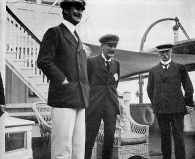 सर चार्ल्स हार्डिंग, सर आर्थर निकोलसन और जनरल सर जॉन फ्रेंच, 1908 द्वारा रानी एलेक्जेंड्रा