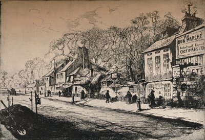 जे जे रूसो हाउस, मोंटमार्ट्रे, 1915 द्वारा आरपी ग्रौइलर