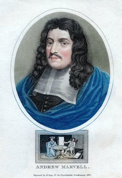 एंड्रयू मारवेल, अंग्रेजी तत्वमीमांसा कवि, 1815। द्वारा आर। पेज