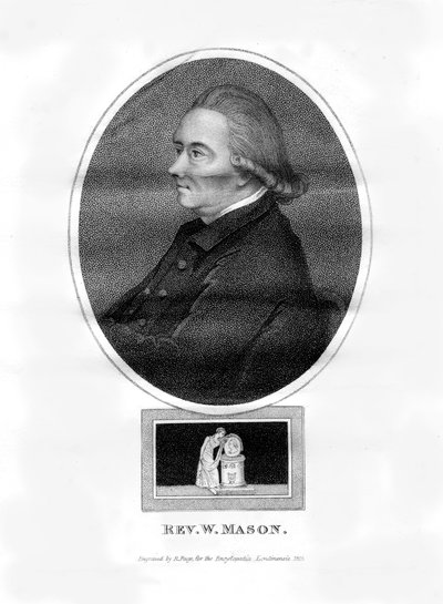 रेवरेंड विलियम मेसन, अंग्रेजी कवि, संपादक और माली, 1815। द्वारा आर। पेज