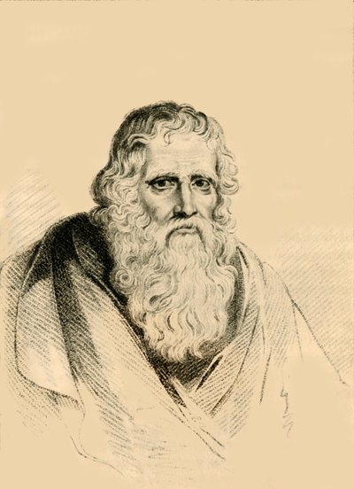 थॉमस पैर, जिनकी मृत्यु 152 वर्ष, 1821 में हुई थी। द्वारा आर। पेज