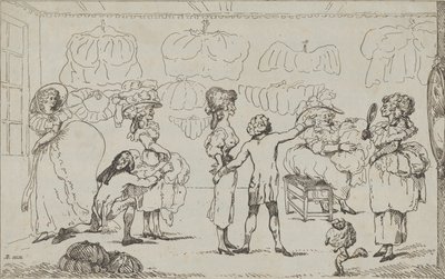 द बम शॉप, 11 जुलाई, 1785। द्वारा आर रशवर्थ।