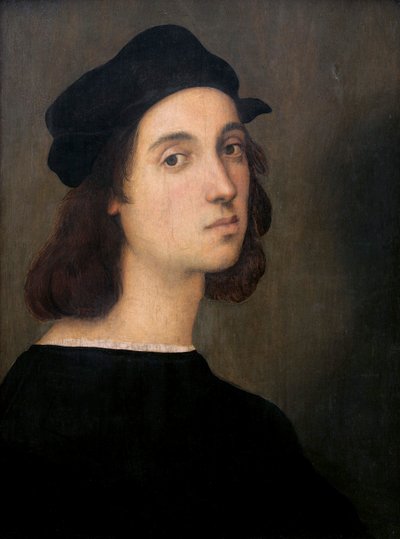 सेल्फ-पोर्ट्रेट, 1505-1506 द्वारा राफेलो सानज़ियो राफेल