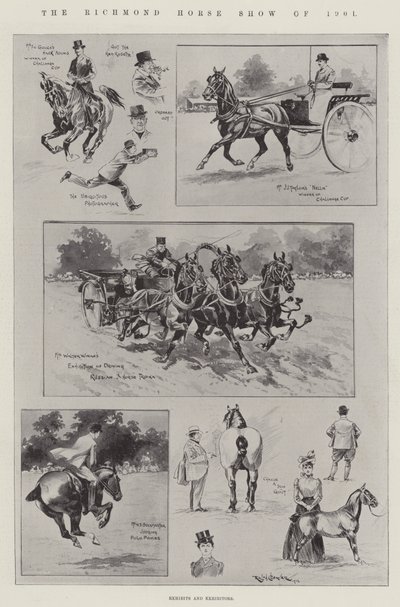 1901 का रिचमंड हॉर्स शो द्वारा राल्फ क्लीवर