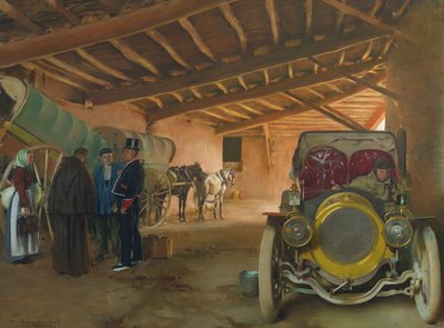 द कोच हाउस, 1907 द्वारा रेमन कैसस आई कार्बो