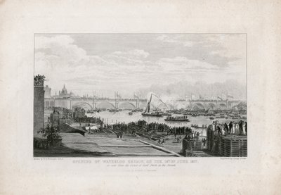 वाटरलू ब्रिज, लंदन, 18 जून 1817 को खुला द्वारा रामसे रिचर्ड रीनागले