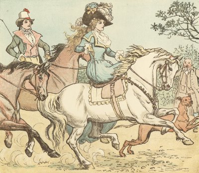 Banbury Cross के लिए एक कॉक हॉर्स की सवारी करें द्वारा रैंडोल्फ़ कैल्डेकॉट