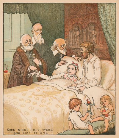 Sore Sicke वे थे और लाइक टू डाई, c1878। द्वारा रैंडोल्फ़ कैल्डेकॉट