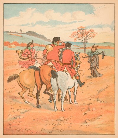 ... पहली चीज जो उन्होंने पाई, वह था एक क्षेत्र में टॉगल बोगार्ट, ..., 1880। द्वारा रैंडोल्फ़ कैल्डेकॉट