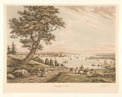 1834 में न्यूयॉर्क द्वारा राउल वरिन