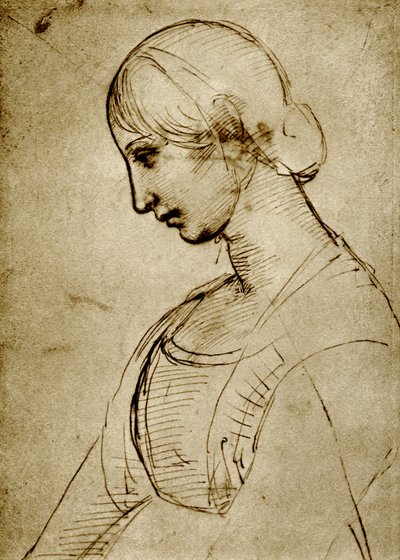 एक मैडोना पर अध्ययन द्वारा Raffaello Sanzio Raphael