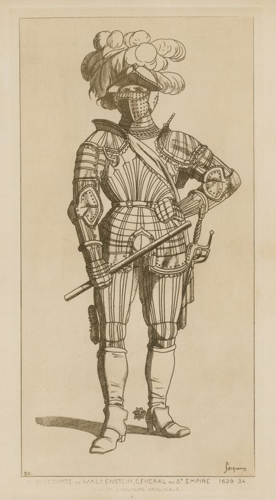 अल्बर्ट, वॉलनस्टीन की गिनती और पवित्र साम्राज्य के जनरल, 1629-34 द्वारा राफेल जैक्विमिन
