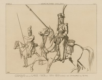 गार्ड के रूसी Cossacks (1808 और 1814-15) द्वारा राफेल जैक्विमिन