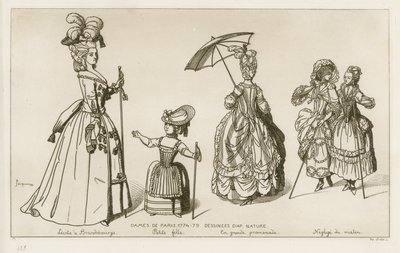 पेरिस की महिलाएं, 1774-79 द्वारा राफेल जैक्विमिन