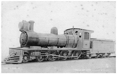 4-6-0 निविदा इंजन, स्टीम लोकोमोटिव केर, स्टुअर्ट एंड कंपनी द्वारा निर्मित, 20 वीं शताब्दी की शुरुआत में। द्वारा राफेल टक