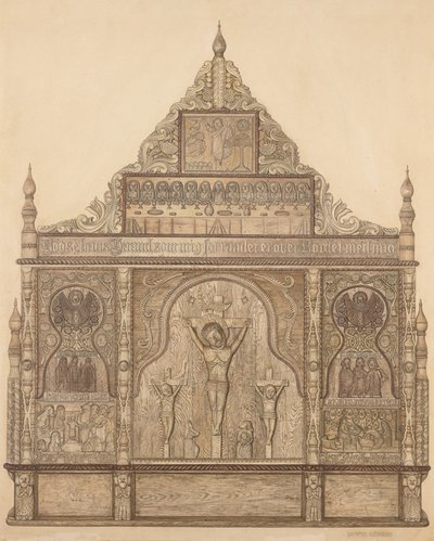 डेकोराह वेदी द्वारा रेमंड न्यूमैन