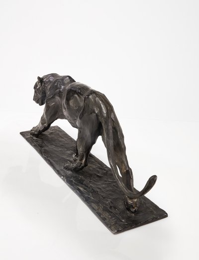 पैंथर चलना, पीछे पैर उठाना, c.1904 (कांसे का कांस्य) द्वारा रेम्ब्रांट बुगाती