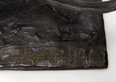 पैंथर चलना, पीछे पैर उठाना, c.1904 (कांसे का कांस्य) द्वारा रेम्ब्रांट बुगाती
