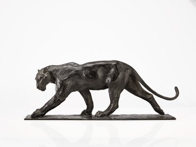 पैंथर का चलना, पीछे का पैर उठना, c.1904 द्वारा रेम्ब्रांट बुगाती