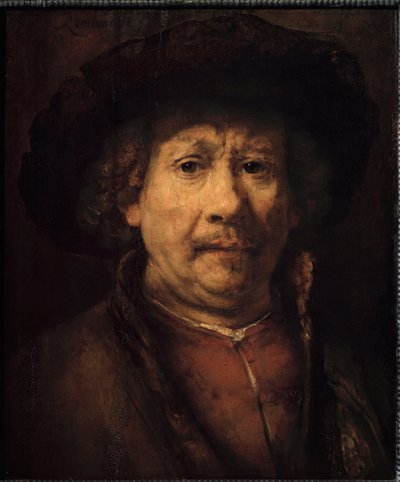 छोटा स्व-चित्र (पेंटिंग, c.1666) द्वारा रिमब्रांड वैन रिजन