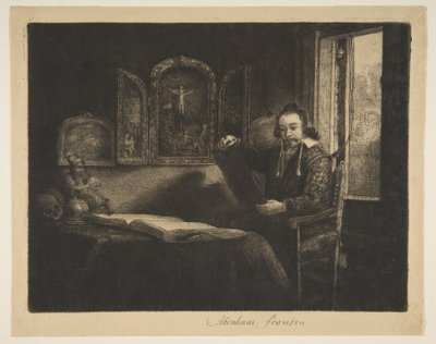 Abraham Francen, Apothecary, ca. 1656.  द्वारा रिमब्रांड वैन रिजन