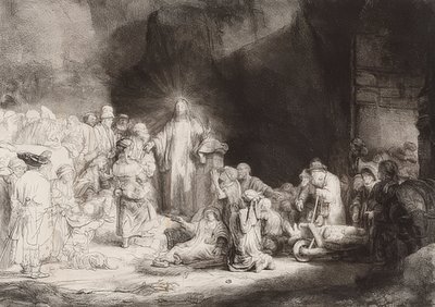 सौ गज़ल की चादर। 1649 के आसपास द्वारा रिमब्रांड वैन रिजन