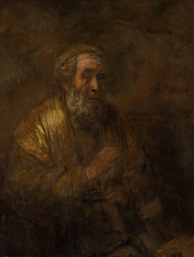 होमर, 1663। द्वारा रिमब्रांड वैन रिजन