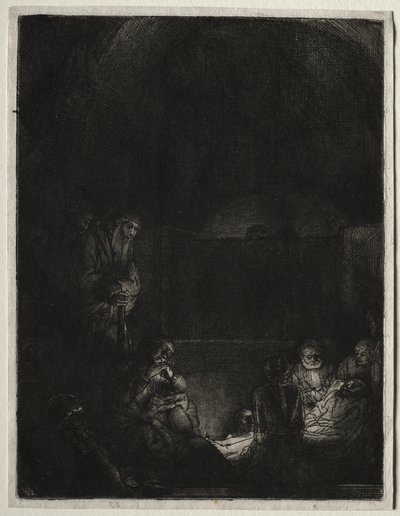 एन्टॉम्बमेंट, सी। 1654। द्वारा रिमब्रांड वैन रिजन
