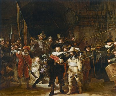 द नाइटवॉच द्वारा Rembrandt van Rijn