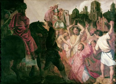 सेंट स्टीफन की पत्थरबाजी, 1625 द्वारा रिमब्रांड वैन रिजन