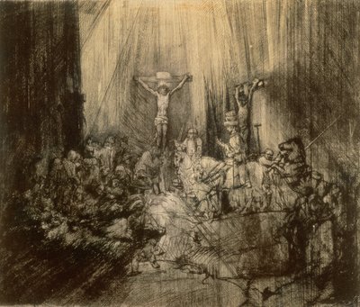 तीन क्रूसीफिक्स, 1653 द्वारा रिमब्रांड वैन रिजन