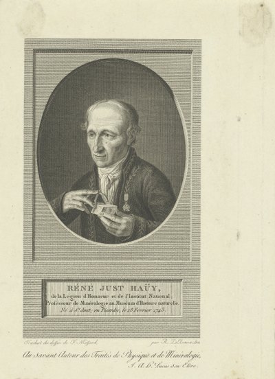रेने-जस्ट हाउ 1743-1822, 1804 का पोर्ट्रेट। द्वारा रेमी हेनरी जोसेफ डेलवॉक्स