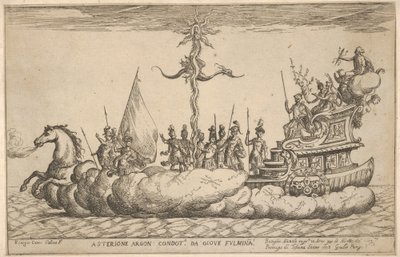 एस्टेरियन, Cosimo की शादी के जश्न के लिए अरगोनाट्स की श्रृंखला वेसल्स से ..., 1608। द्वारा रिमिगियो कैंटाग्लाइना