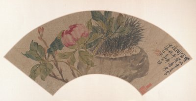 Peony, 19 वीं सदी। द्वारा रेन ज़िओंग