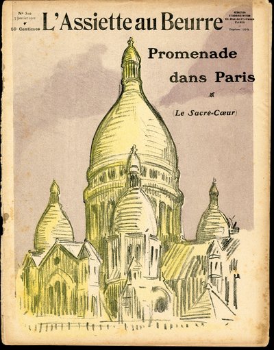"" L'Plate au Beurre"" का कवर, संख्या 510, रंगों में व्यंग्य द्वारा रेने जॉर्ज हरमन पॉल