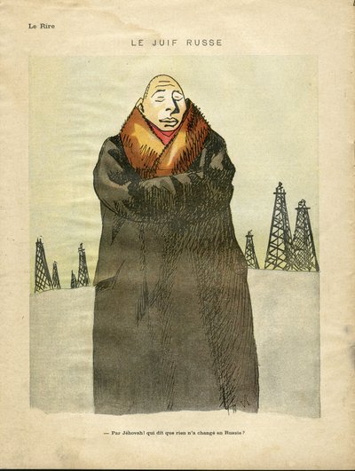 ले लियर में हरमन-पॉल (1864-1940) का चित्रण, सीए। 1935 - रूसी यहूदी - यहूदी-विरोधी, पेट्रोल - यहूदी द्वारा रेने जॉर्ज हरमन पॉल