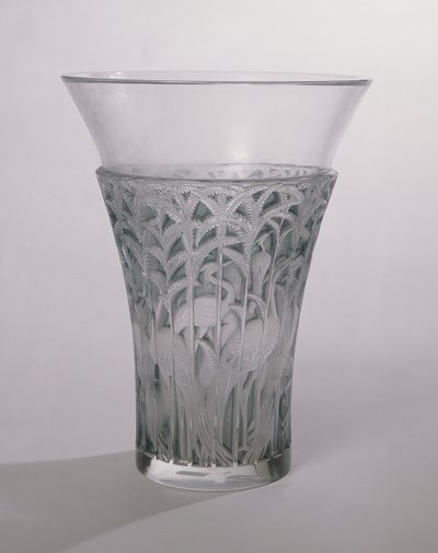 इबिस वासे, 1934 (पाले सेओढ़ लिया और नीला कांच) द्वारा Rene Jules Lalique