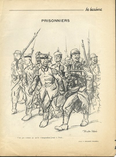 द बारबेरियन, नंबर 4 . में रिकार्डो फ्लोर्स (1878-1918) द्वारा चित्रण द्वारा रिकार्डो फ्लोर्स