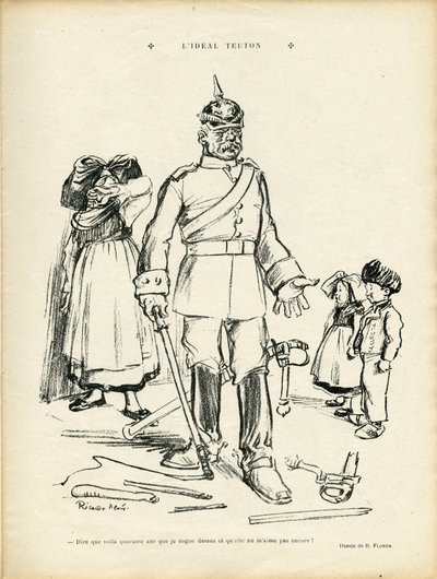 Le Rire . में रिकार्डो फ्लोर्स (1878-1918) का चित्रण द्वारा रिकार्डो फ्लोर्स