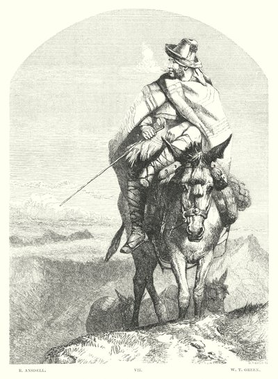लॉर्ड बायरन के चाइल्ड हेरोल्ड, कैंटो I, स्टांजा 48 (उत्कीर्णन) द्वारा रिचर्ड (बाद) Ansdell