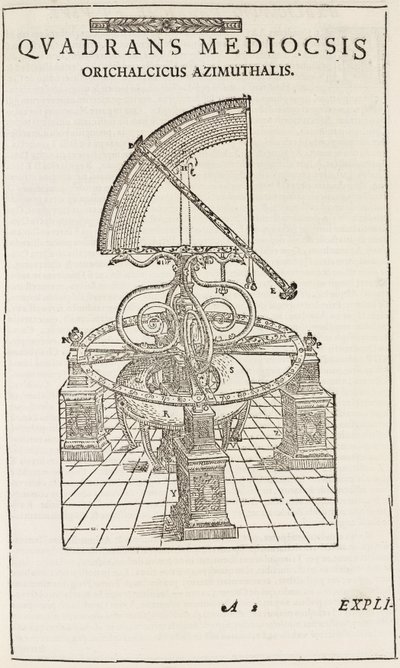 टाइको ब्राहे का चतुर्थांश (उल्टा), c 1577 द्वारा रिचर्ड (बाद में) डड्डो