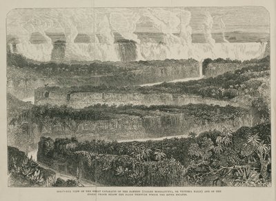 विक्टोरिया फॉल्स, अफ्रीका, सी 1855 द्वारा रिचर्ड (बाद में) डड्डो