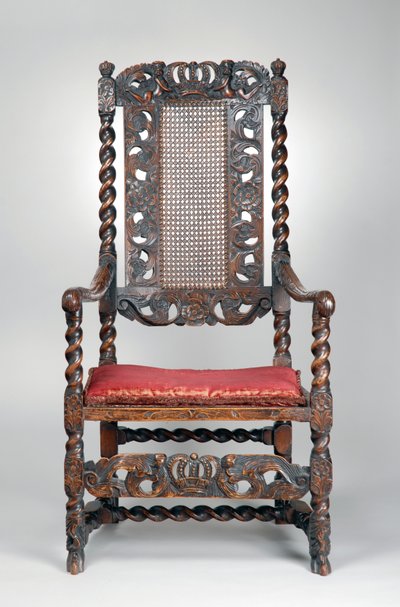 कुर्सी, c.1680 (अखरोट) द्वारा रिचर्ड (attr।) मूल्य