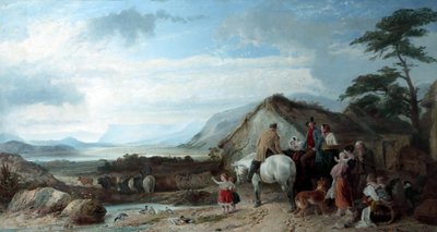 द ड्रोवर हॉल्ट, 1846 द्वारा रिचर्ड एन्सडेल