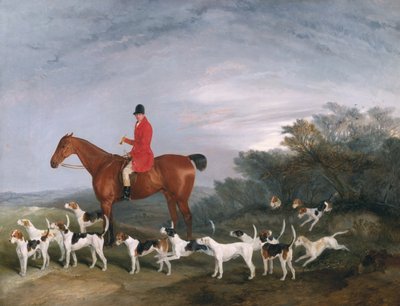 हंटिंग आउट, 1841 द्वारा Richard Barrett Davis