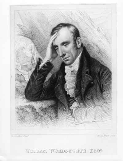 हेनरी मेयर (1782-1847) द्वारा उत्कीर्ण विलियम वर्ड्सवर्थ (1770-1850) का चित्र द्वारा रिचर्ड कारुथर्स