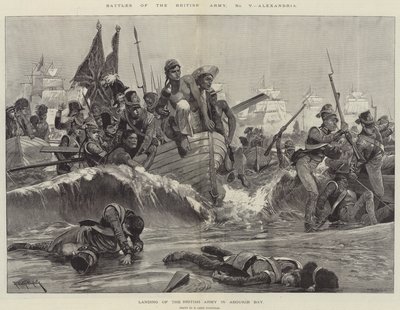 ब्रिटिश सेना की लड़ाई, अलेक्जेंड्रिया (उत्कीर्णन) द्वारा रिचर्ड कैटन II (बाद में) वुडविले